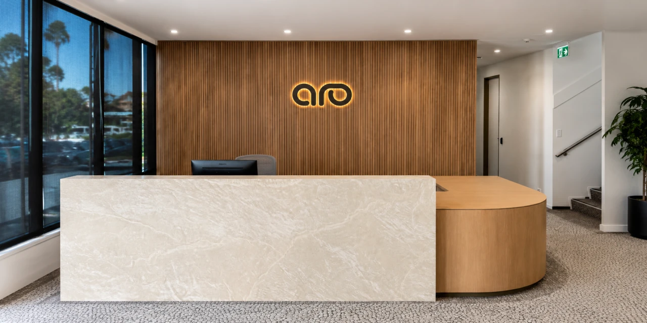 ARO Reception Halso illuminated sign 1920