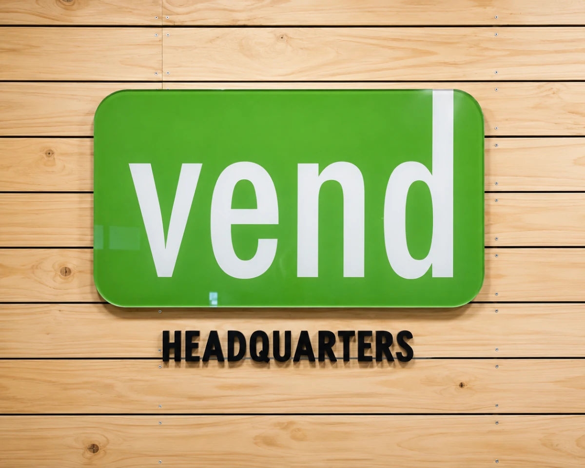 Vend Acrylic sign 1200 x 1200